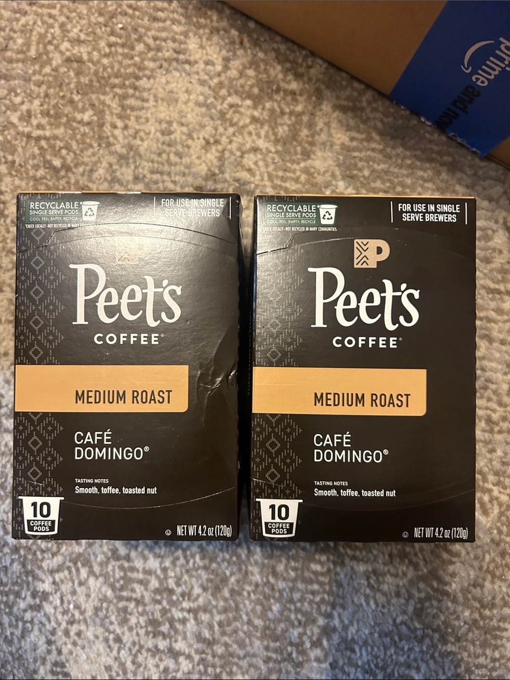 Peet's Coffee Café Domingo Medium Roast Coffee Pods - 20 ct k-cups
